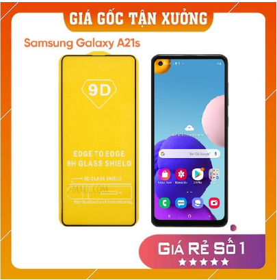 Cường Lực Samsung A21s / A21 Full Màn Full Keo Không Chấm Liti mới