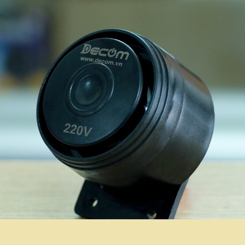 Còi Hú Báo Động 110dB nguồn điện 220V (chính hãng DECOM)