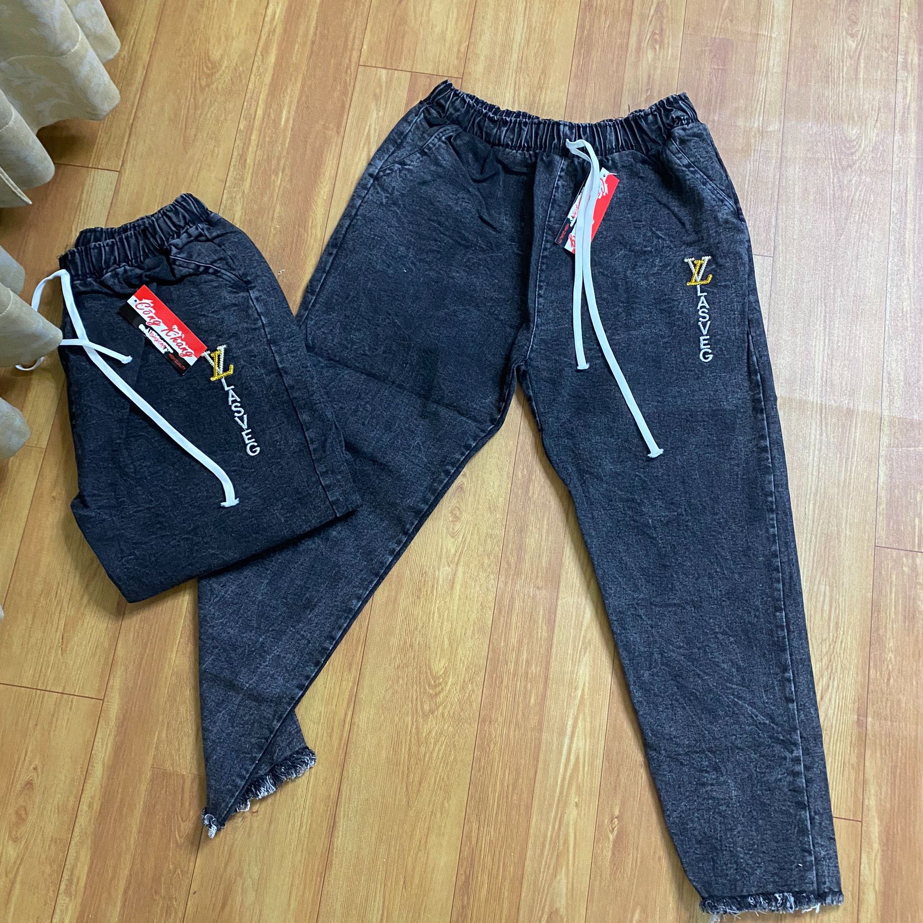 {XẢ HÀNG] (FREESIZE TỪ 40-57KG -XL TỪ 58-65KG)Quần jean nữ Quần jean baggy nữ cao cấp Mộc shop-Quần Lửng nữ lưng thun từ 42-65kg tùy chiều cao