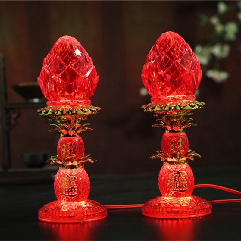 Đèn led bàn thờ cúng đèn thần tài đèn thờ gia tiên đèn led bàn thờ phật trang trí bàn thờ cúng hoa búp thơm LED tiết kiệm điện