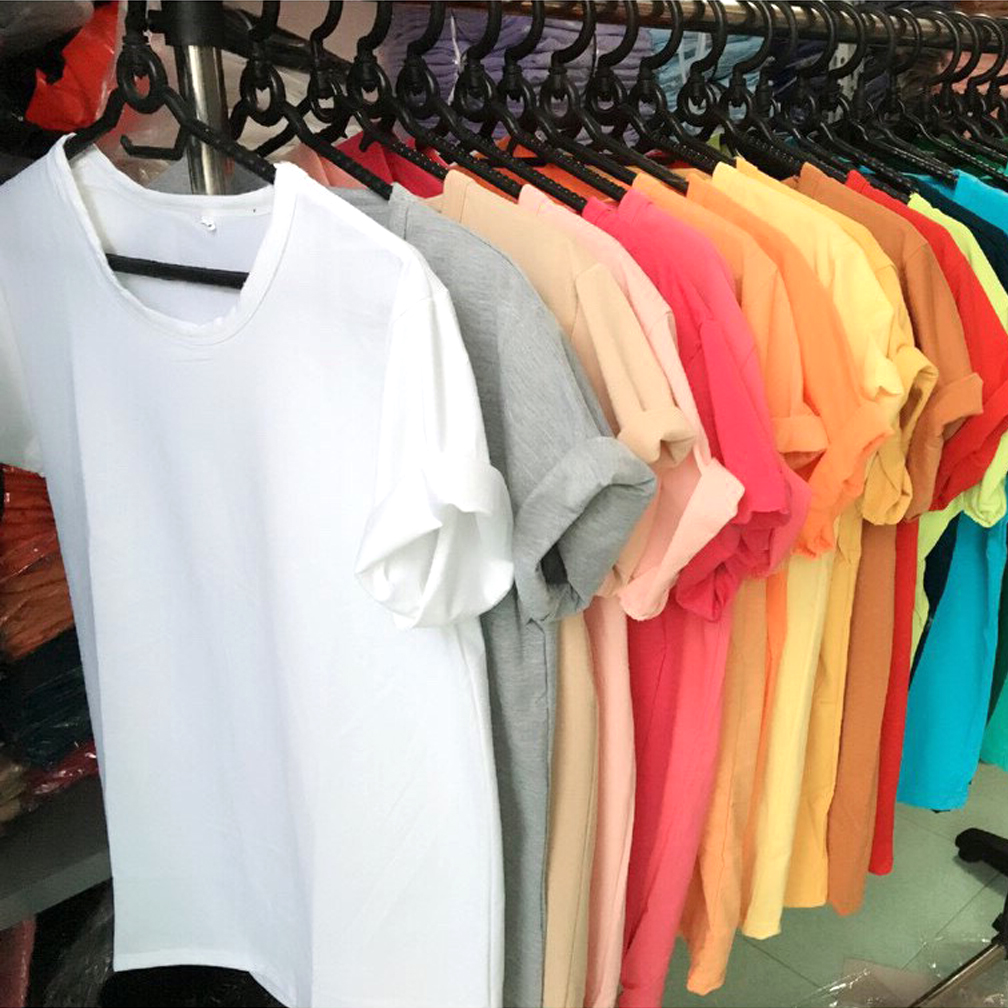 [HOÀN TIỀN ĐẾN 15%]Combo 5 Áo Thun Trơn Đủ Màu Đủ size Cho Cả Nam Và Nữ
