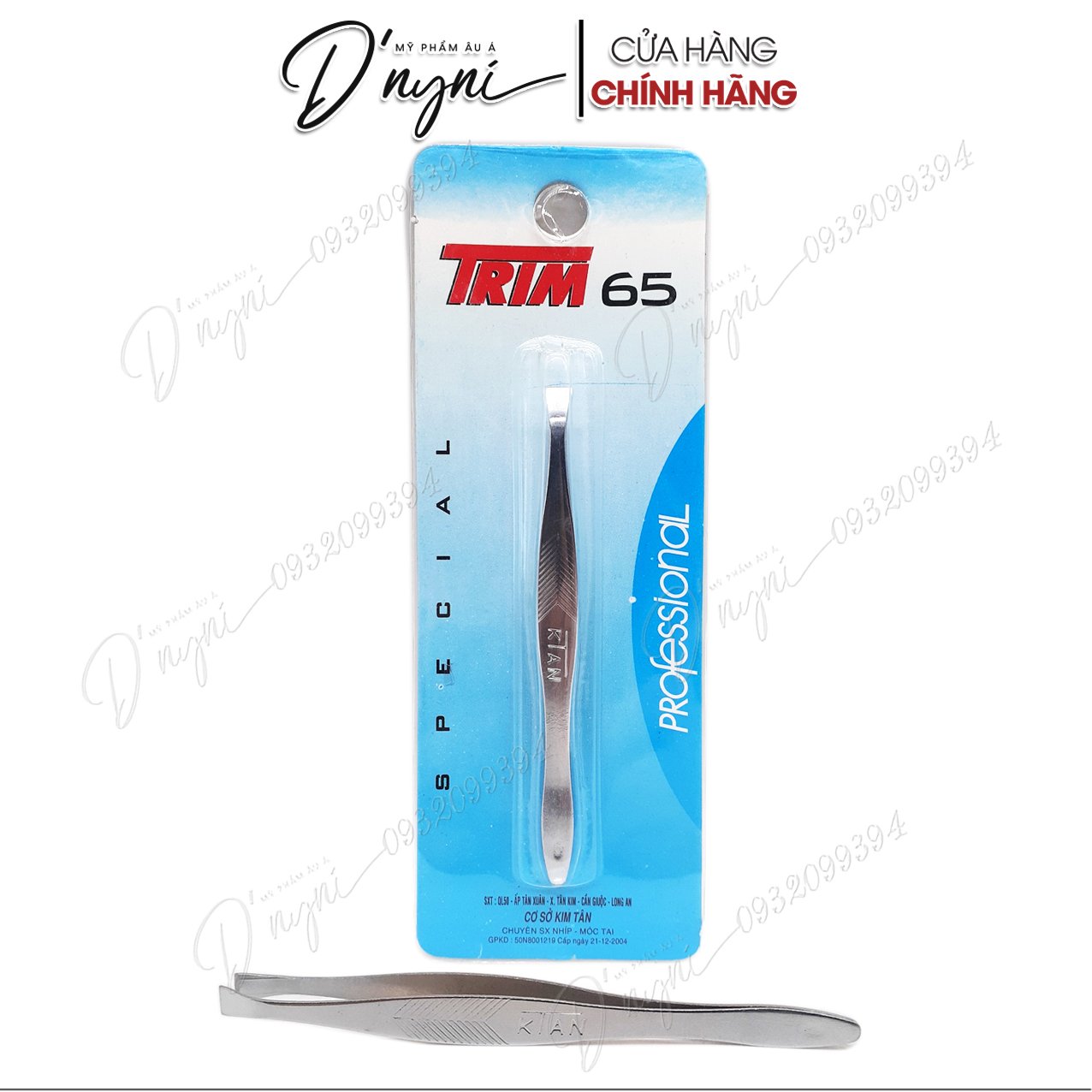 Nhíp Nhổ Lông Mày Trim 65