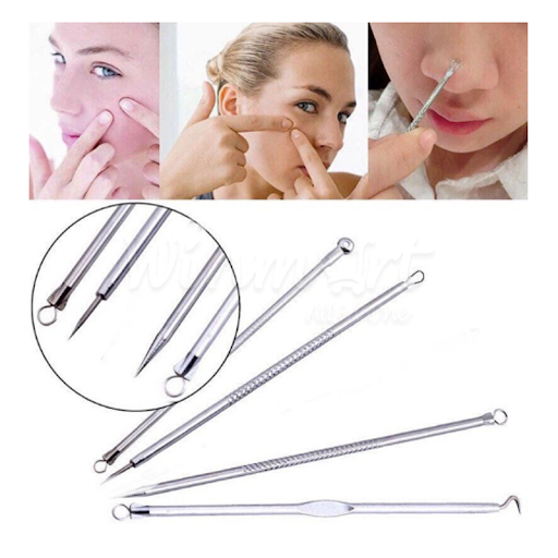Bộ dụng cụ nặn mụn 4 cây 8 đầu