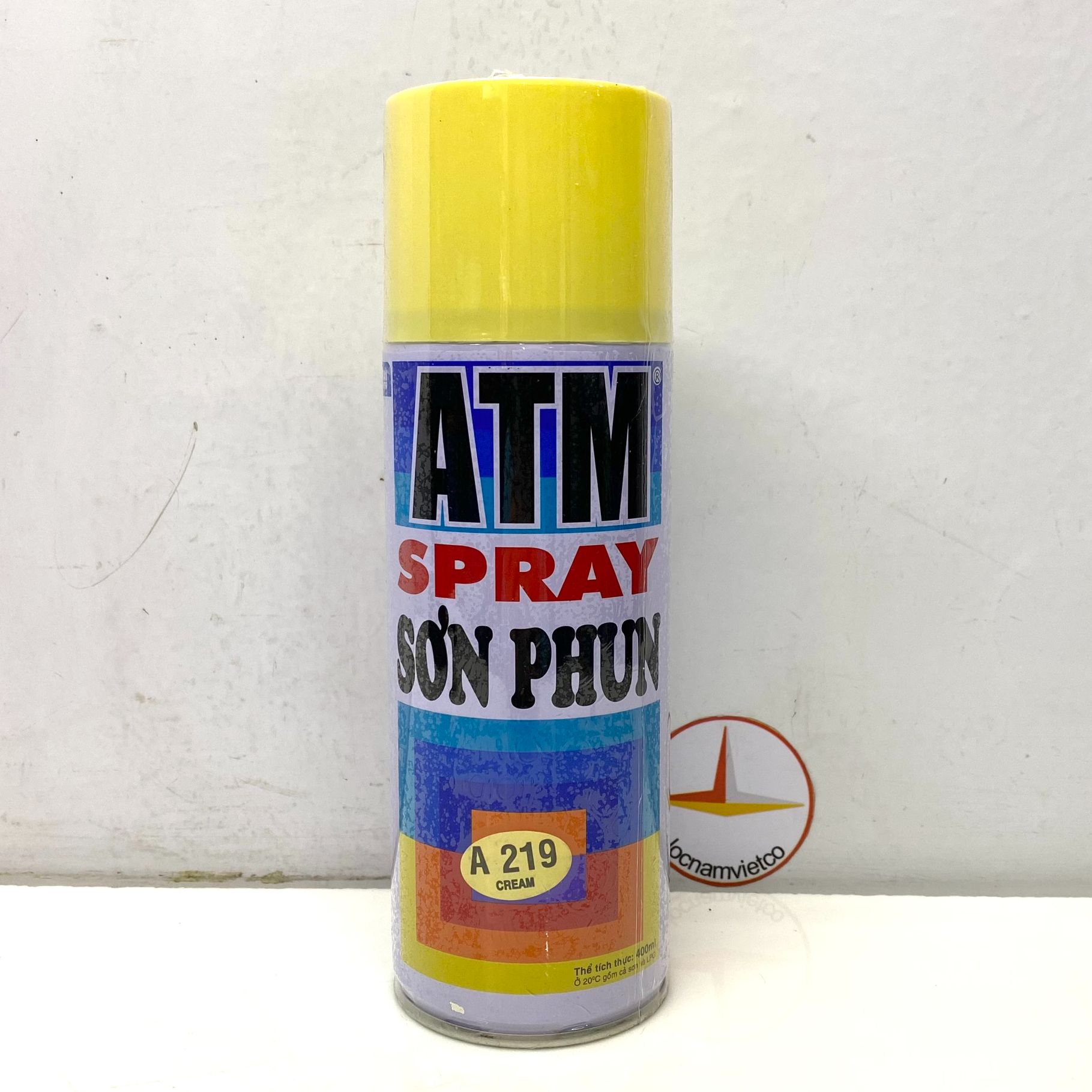 Sơn xịt ATM màu vàng kem A219