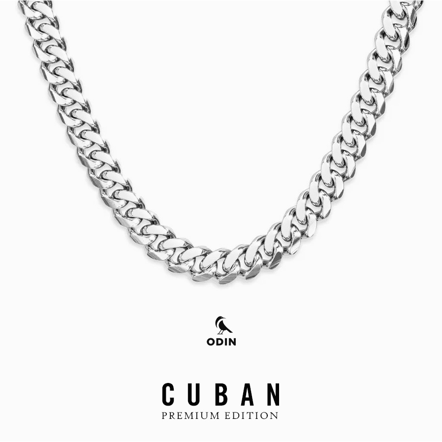 Dây chuyền Cuban Chain khóa hộp (Bản Premium) - Thép Titanium không gỉ - Bảo hành 12 tháng - ODIN