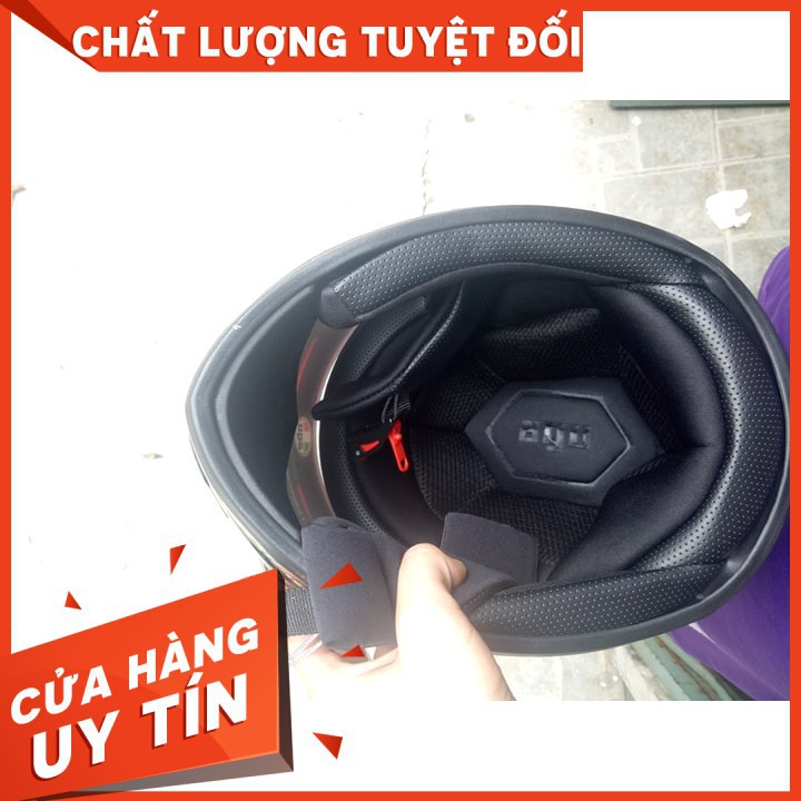 Mũ Bảo Hiểm FullFace AGU - Tem 11 Cao Cấp