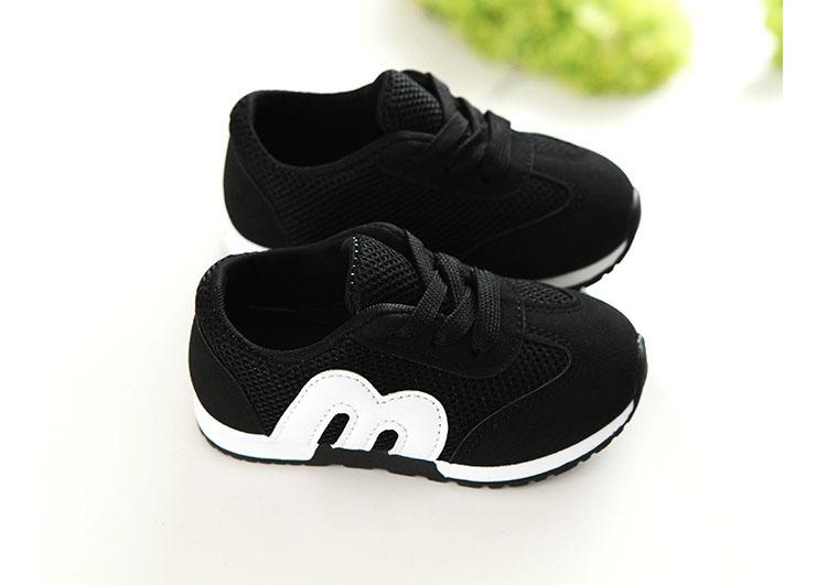 Giày thể thao bé trai thời trang RS009 (Đen) Size 21-30
