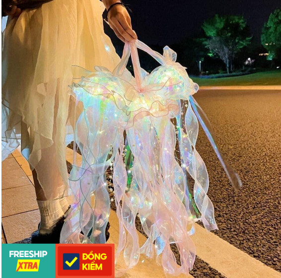 Lồng đèn trung thu 2023 - lồng đèn sứa biển phát sáng