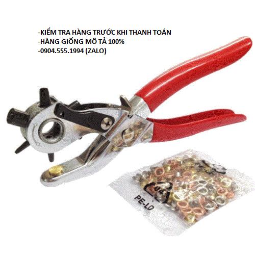 Kìm bấm lỗ dây nịt (kèm khoen) TOP - K6012A loại 1