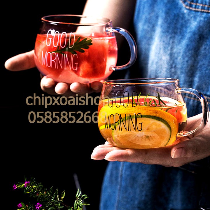 Cốc Ly Good Morning Thủy Tinh