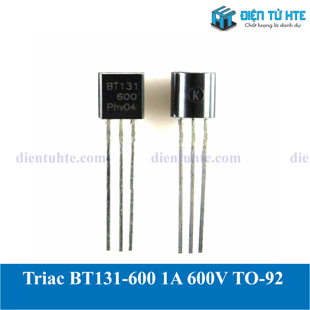 Combo 10 con Triac BT131-600 1A 600V TO-92