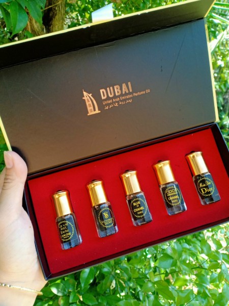 Set 5 lọ tinh dầu nước hoa Dubai