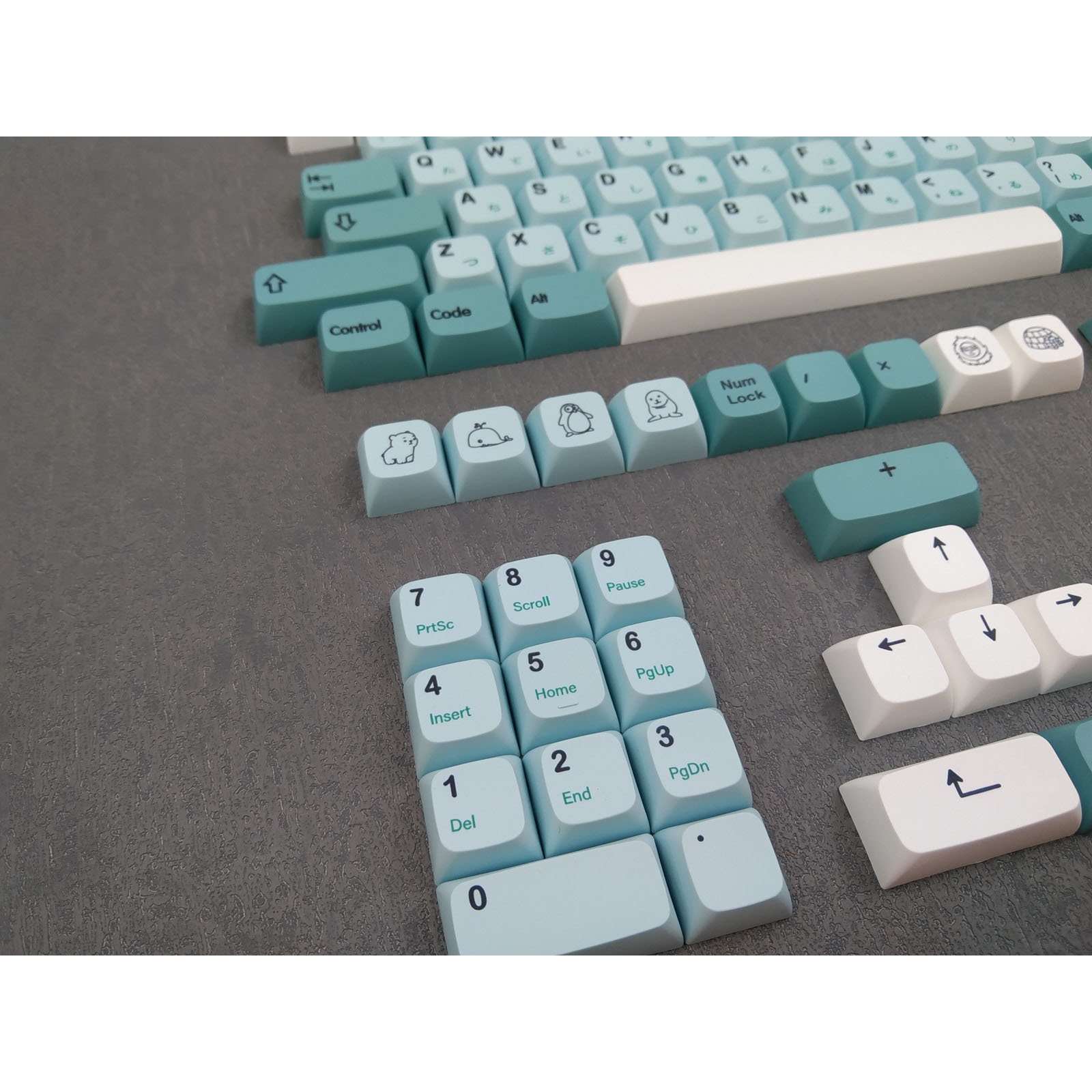 keycap iceberg,chất liệu pbt,profile XDA