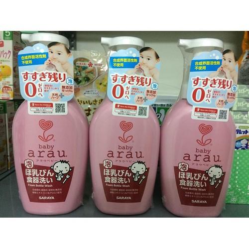 Nước rửa bình sữa Arau Baby chai 500ml
