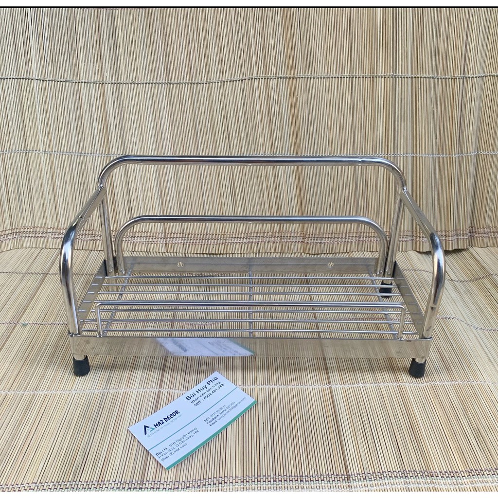 Kệ inox 304 1tầng- kệ đựng đồ , đựng gia vị trong nhà bếp tiện dụng cao cấp
