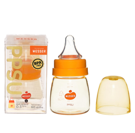 Bình sữa wesser cổ hẹp PPSU 60ml, 140ml, 250ml