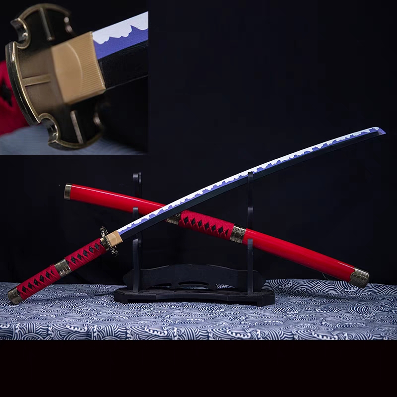 Mô hình Kiếm Gỗ Zoro Roronoa 1m (bản đẹp) - One piece - Kiếm Gỗ cosplay -AnkaStore