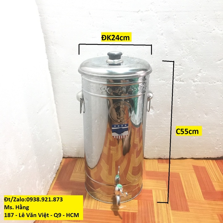 Bình lọc nước cỡ lớn inox cao cấp - bl25la -