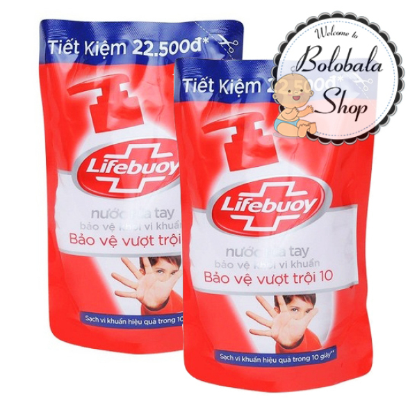 Nước Rửa Tay Lifebuoy Diệt Khuẩn (túi 450G) - hàng khuyến mãi cao cấp