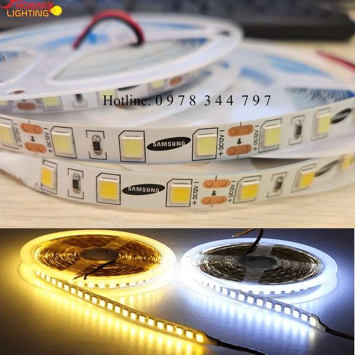 DÂY LED SAMSUNG 12V - LED DÁN 5054 SAMSUNG