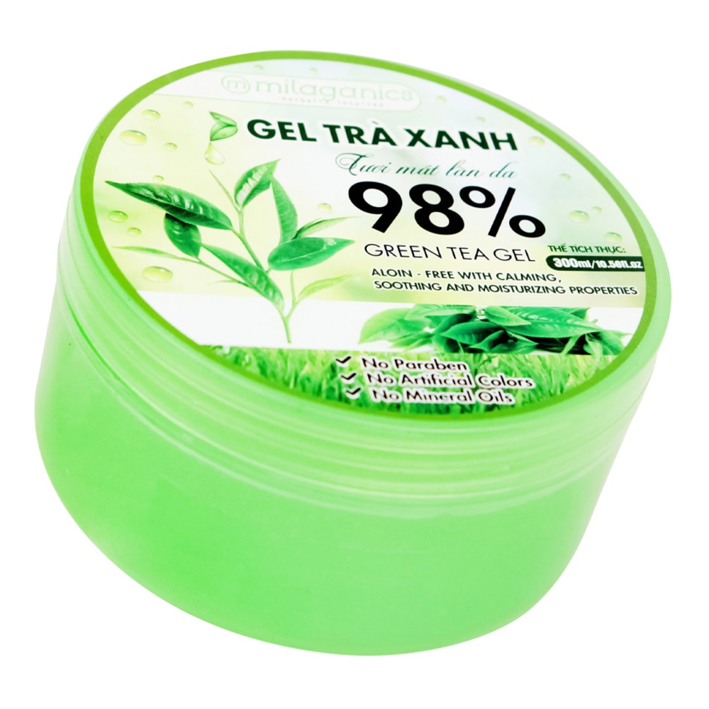 Gel Trà Xanh Milaganics 300ml
