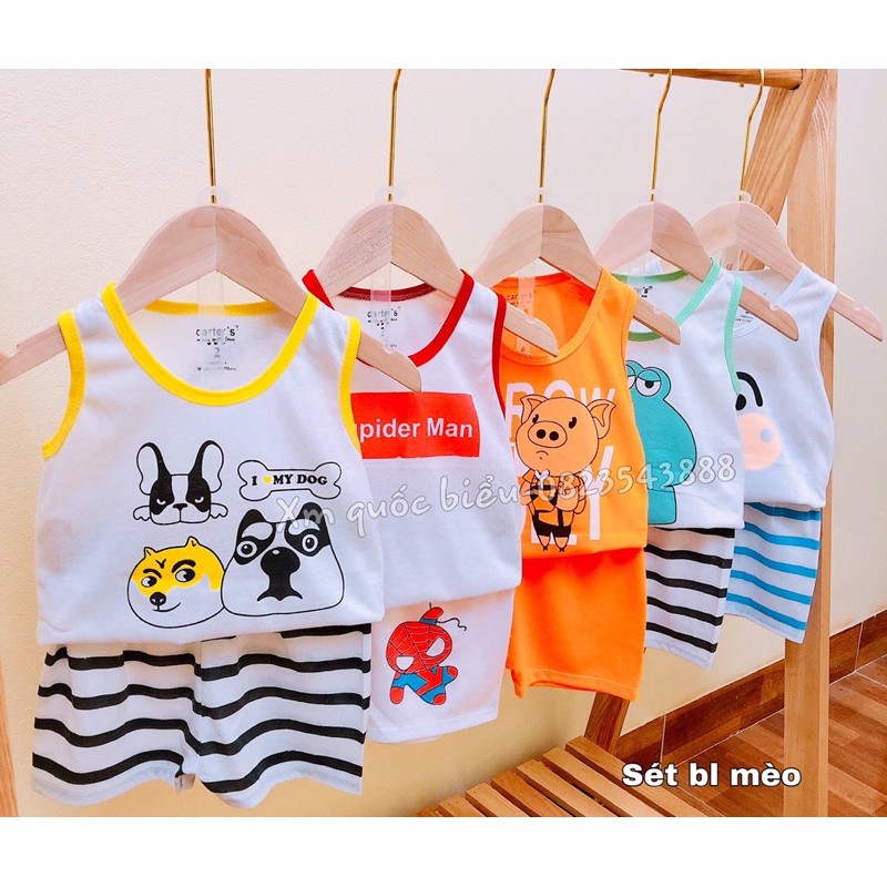 [Mã FAMAYFA2 giảm 10K đơn 50K] Combo 5 bộ ba lỗ 3-14kg