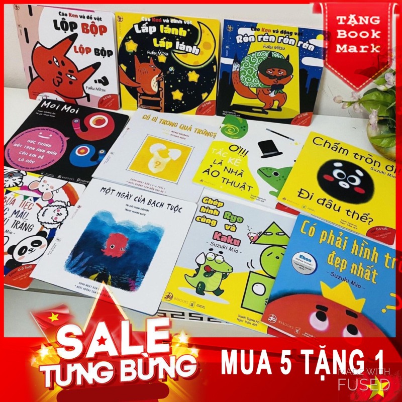 Mua Full bộ Ehon Nhật Bản cho bé 0-6 tuổi thông minh, sáng tạo(11 Cuốn)