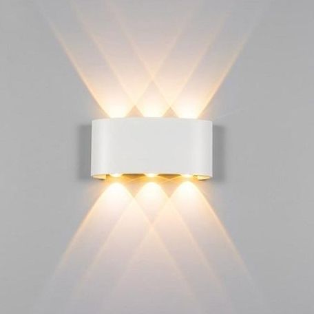 Đèn hắt tia sáng 2 đầu,Loại đèn trang trí trong nhà và ngoài trời,Trang trí tường phòng ngủ,cầu thang lối đi,hàng chống nước chống bụi IP66 Bảo hành 2 năm