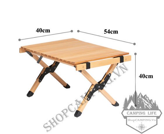 Bàn gỗ thông gấp gọn dã ngoại,gỗ thông New Zealand nhập khẩu chất lượng cao