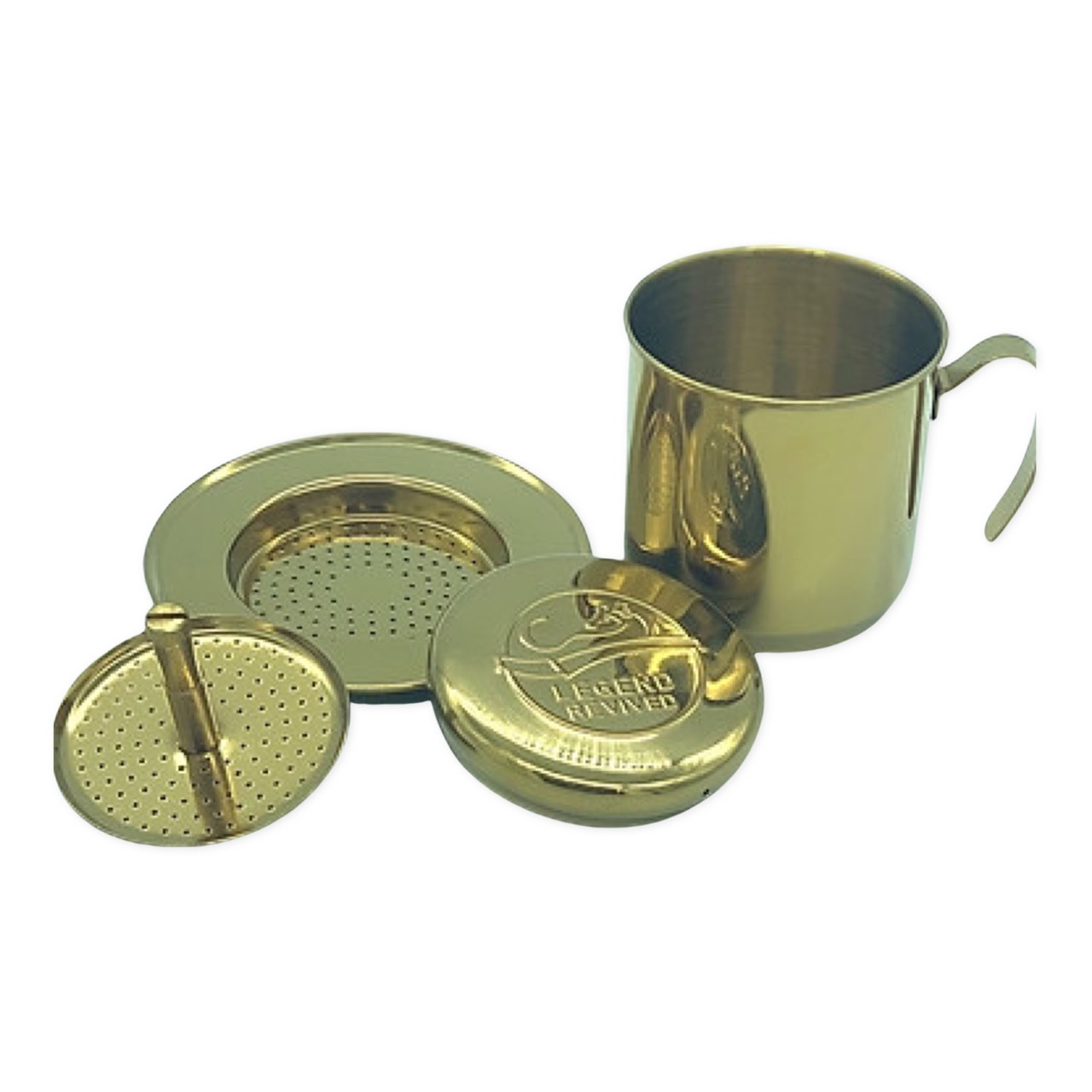 Phin pha cà phê INOX cao cấp( Logo Con Chồn)- Đặc chế để Pha Cà phê Ngon