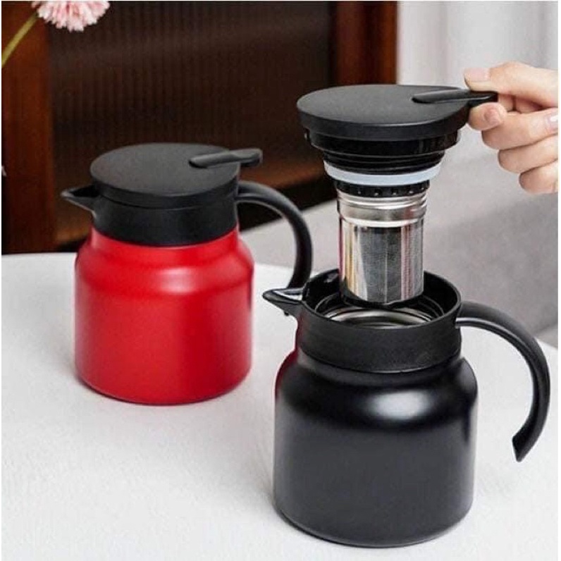 Ấm pha trà, Bình pha trà giữ nhiệt inox dung tích 1000ml