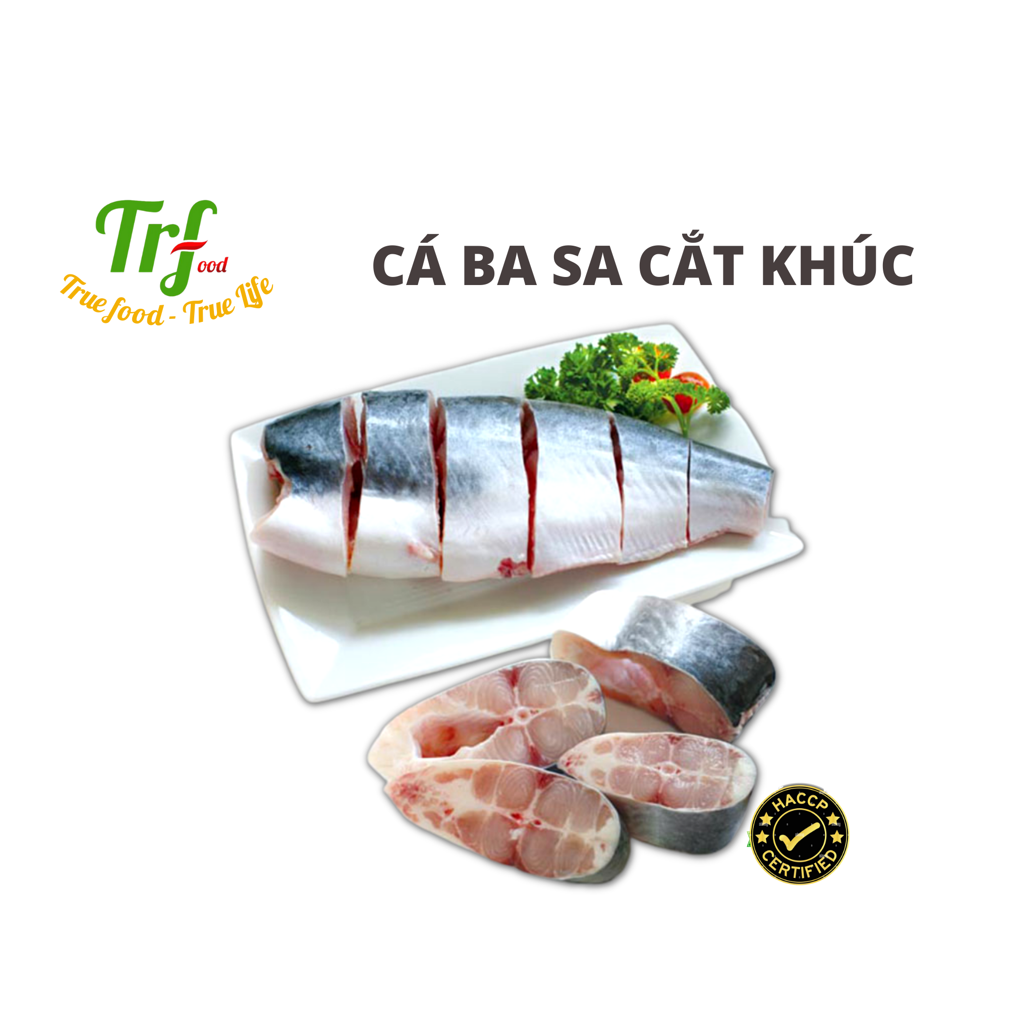 Cá ba sa nguyên con cắt khúc làm sạch 1kg [Chỉ giao hỏa tốc HN]