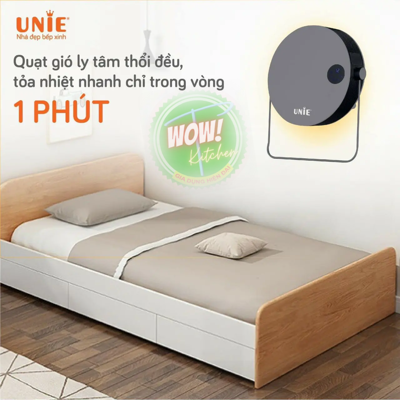 Máy sưởi gốm Unie UE-125