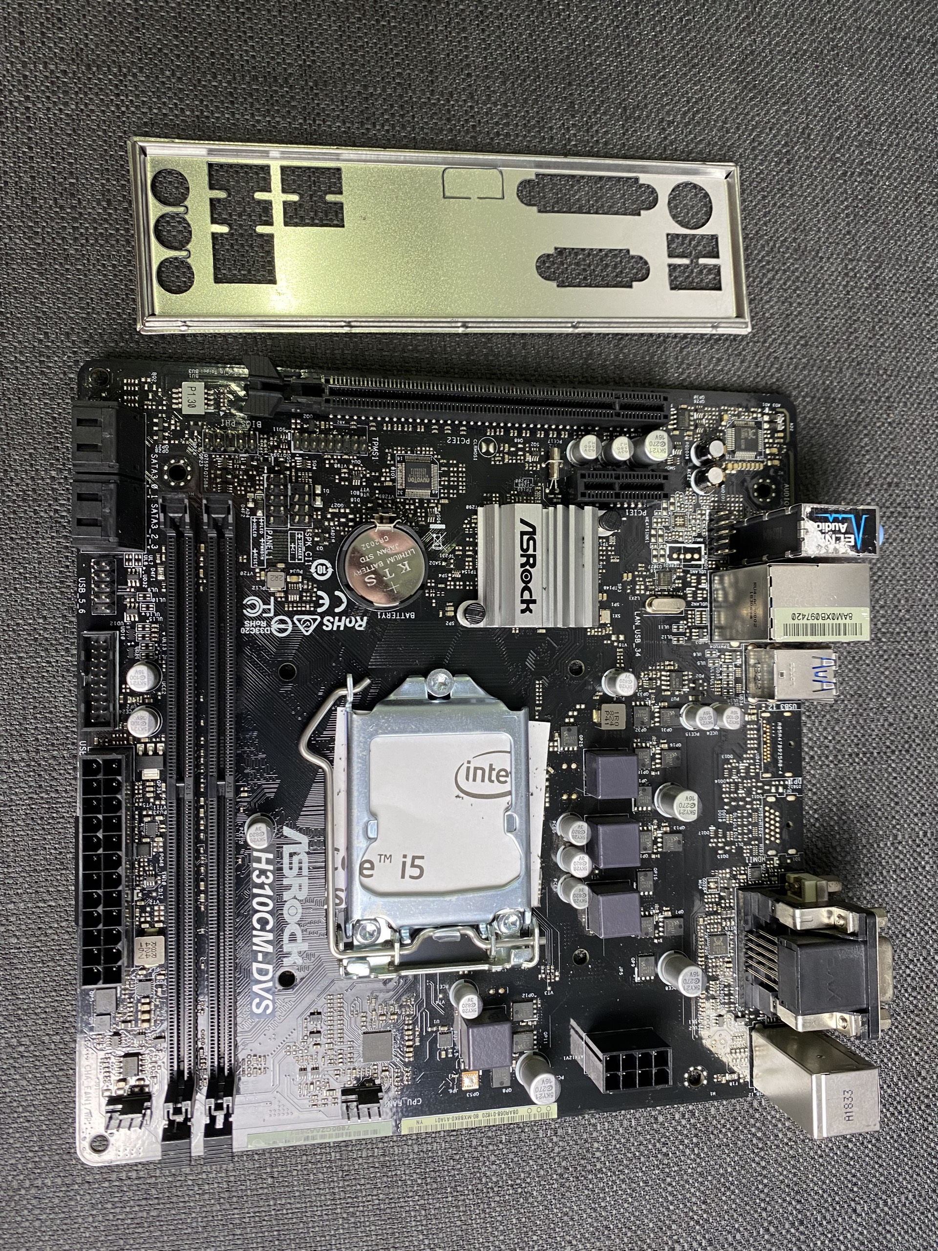 Mainboard ASROCK H310CM DVS (Intel H310, Socket 1151, m-ATX, 2 khe RAM DDR4)