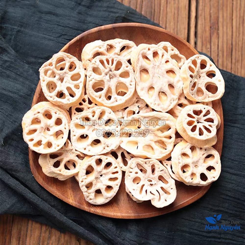 Củ sen khô 1kg (nấu chè, nấu canh, pha trà) - Thảo dược hạnh nguyên