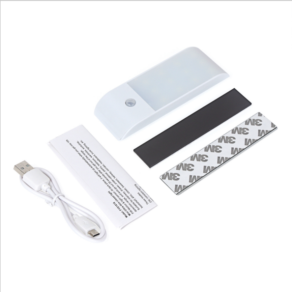 Đèn cảm biến dán tường sạc usb đèn nhà tắm - Đèn thông minh cảm biến, ngăn kéo, phòng ngủ, tủ quần áo - Thiết bị đèn led thông minh