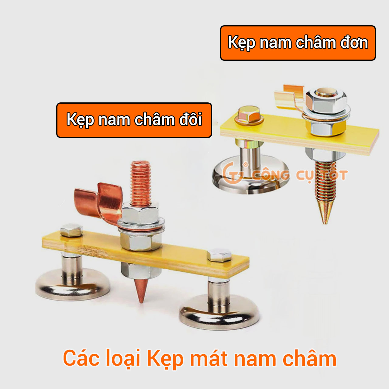 Kẹp mát máy hàn - kẹp mát nam châm lực hút mạnh