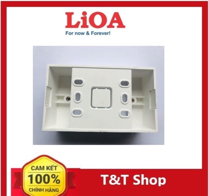 Đế nổi chữ nhật Lioa ( 5 cái)