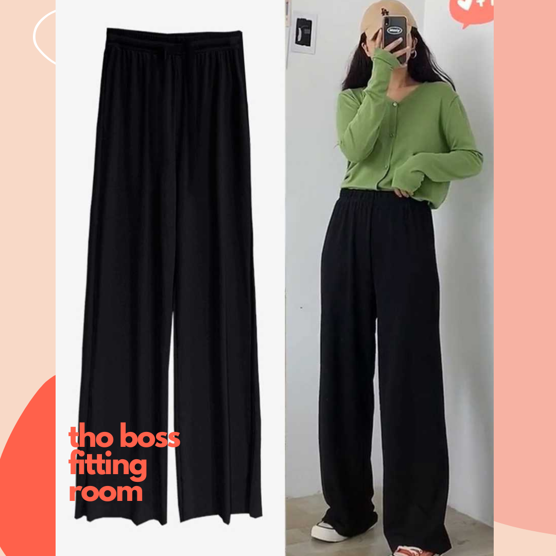 Q02 - QUẦN THUN  BIGSIZE DÀI ỐNG RỘNG