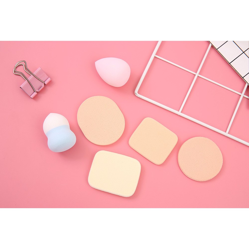 Set 6 bông mút trang điểm