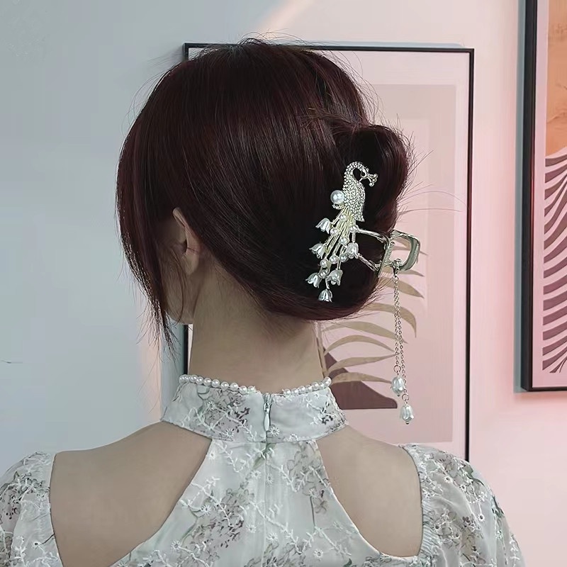 Kẹp Tóc Đính Đá Thời Trang Hàn Quốc Cho Nữ