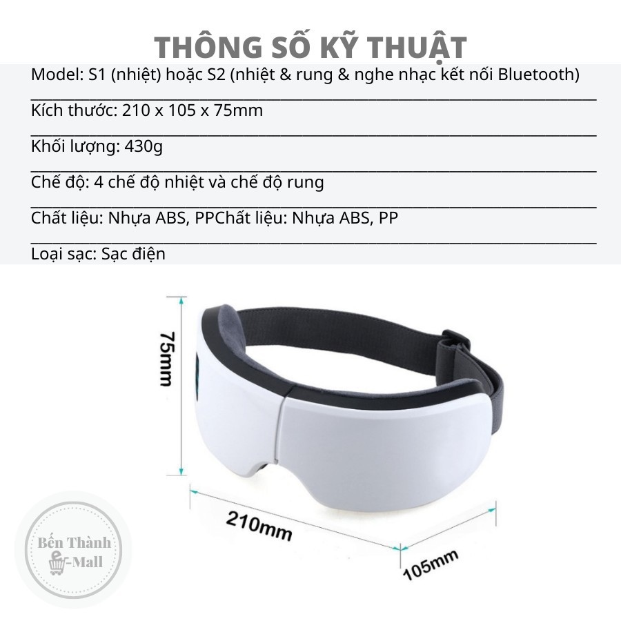 ✜﹊☍  [Loại 1] Máy Massage Mắt Smart Eye làm giảm mỏi mắt
