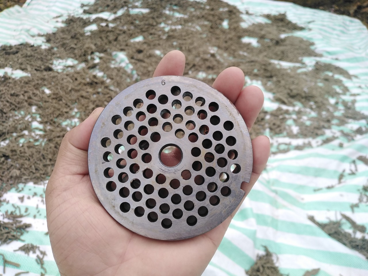 Mặt sàn cối xay thịt 12 - 22 - 32 - dày 10mm