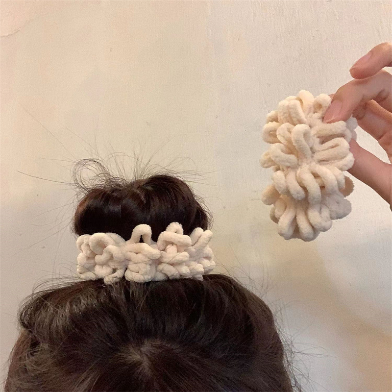 {TP.HCM} Dây cột tóc nữ vải len co giãn thời trang Hàn Quốc