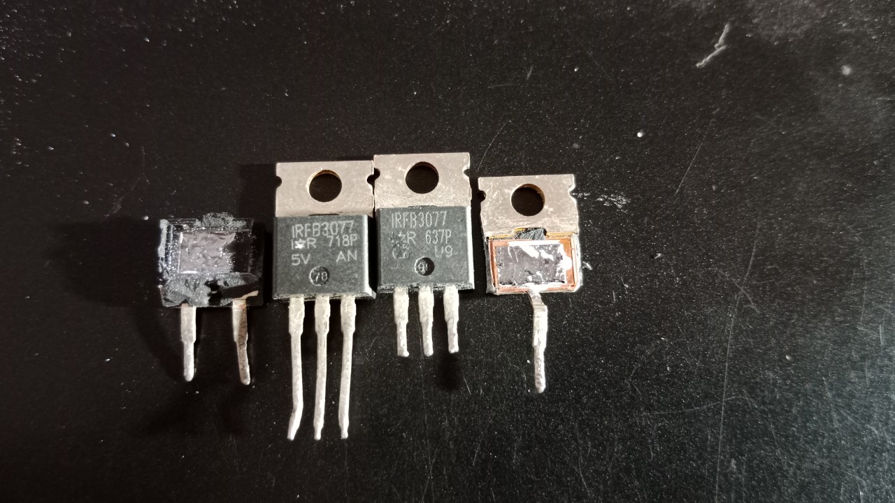 Mosfet IRFB3077 210A 75V 370W Tháo Máy Lưng Đồng Đỏ