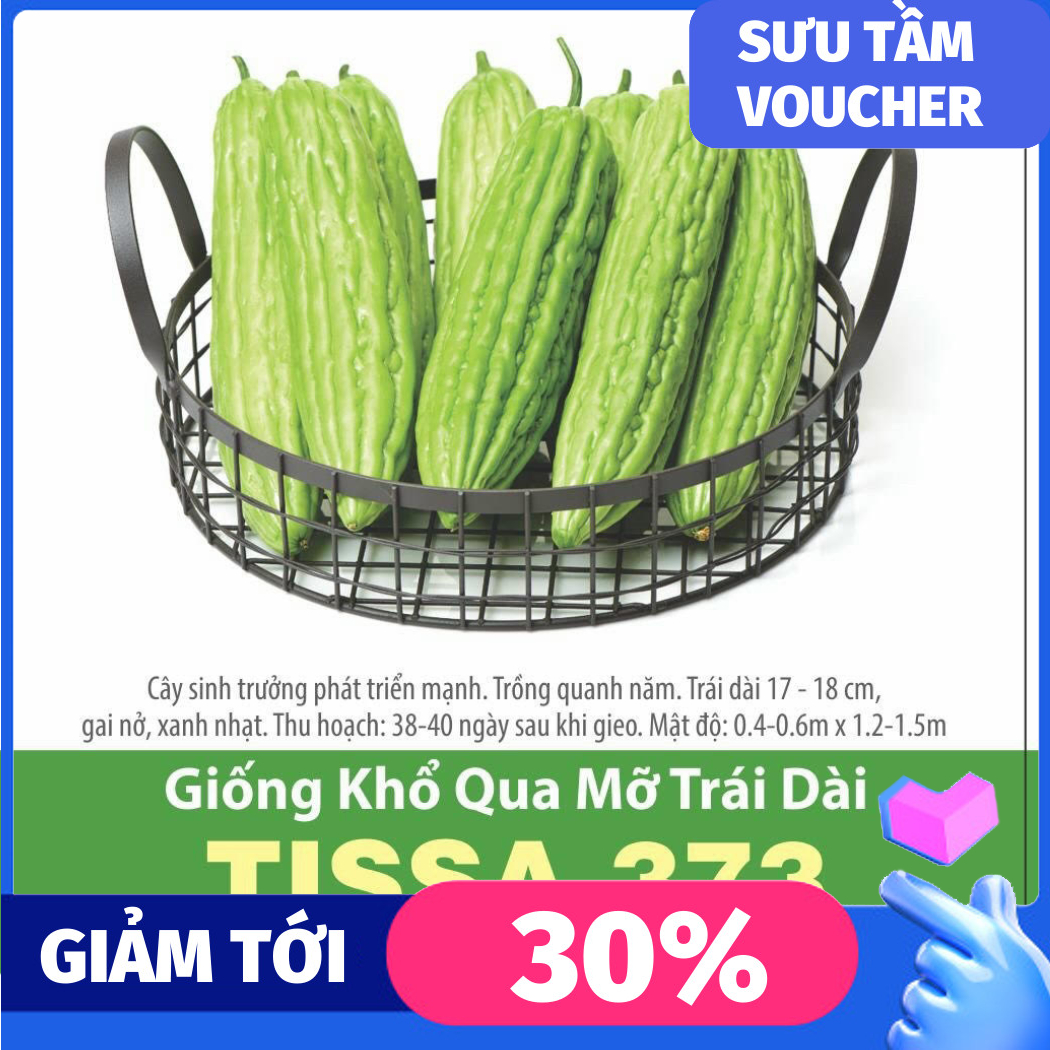 Hạt Giống Khổ Qua Mỡ Trái Dài (2gr)