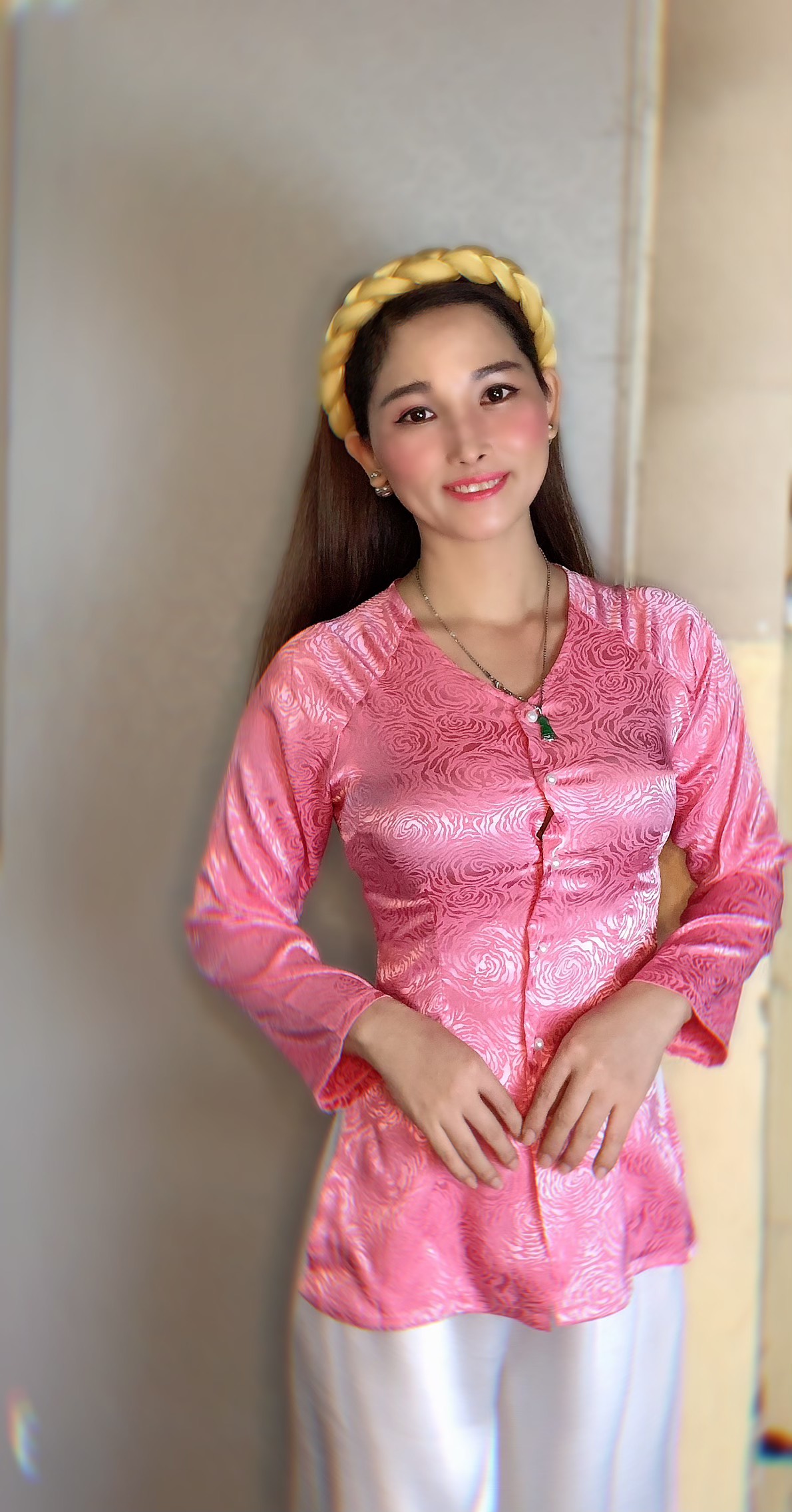 ÁO BÀ BA GẤM ĐÔNG HƯNG (KHÔNG KÈM QUẦN)