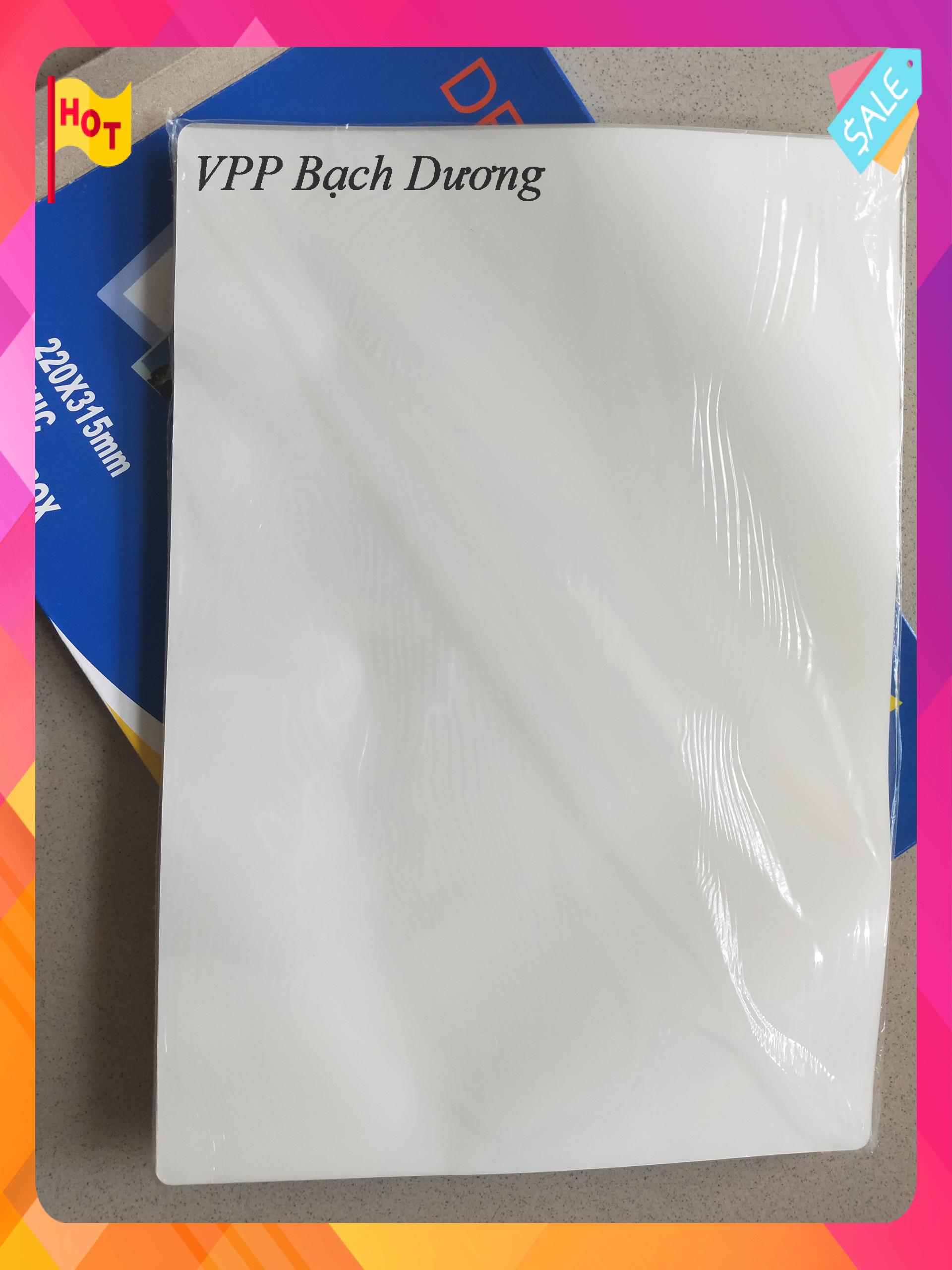 Nhựa ép plastic a4 60 mic - 100 tờ/hộp
