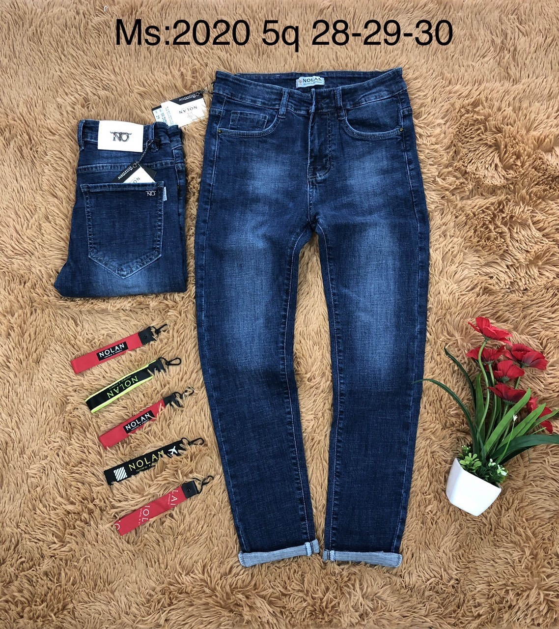quần jeans nam thơi trang cá tính TRƠN JT002