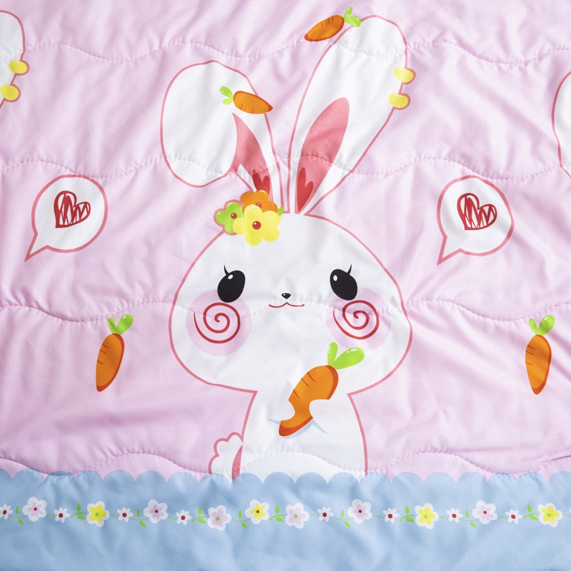 1 Chăn Mền cotton 2 mặt trần bông cho bé (100x140cm)